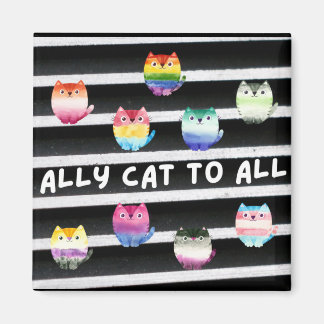 Unterstützer-Katze für alle Magnet