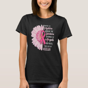 Unterstützt die Kämpfer Bewundert die Überlebenden T-Shirt
