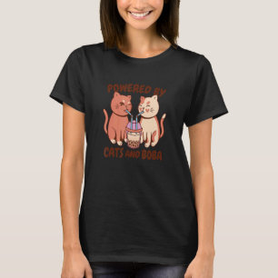 Unterstützt von Katzen und Bubble Tea Boba für Kat T-Shirt