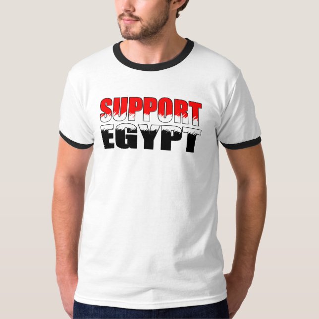 Unterstützung Ägypten T-Shirt (Vorderseite)