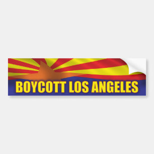 Unterstützung Arizona BoykottLos Angeles Autoaufkleber