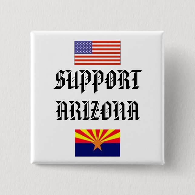 UNTERSTÜTZUNG ARIZONA BUTTON (Vorderseite)