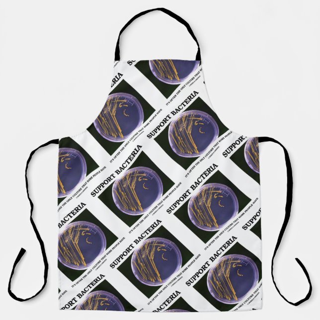 Unterstützung Bakterien oft nur Kultur Einige Leut Schürze (Vorderseite)