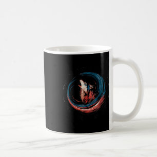 Unterstützung der amerikanischen Ureinwohner gegen Kaffeetasse