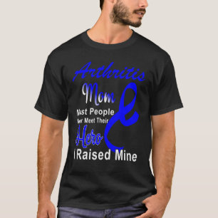 Unterstützung der Arthritis Awareness Blue Ribbon T-Shirt