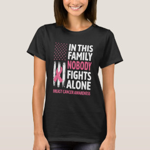 Unterstützung der Brustkrebs-Familie T-Shirt