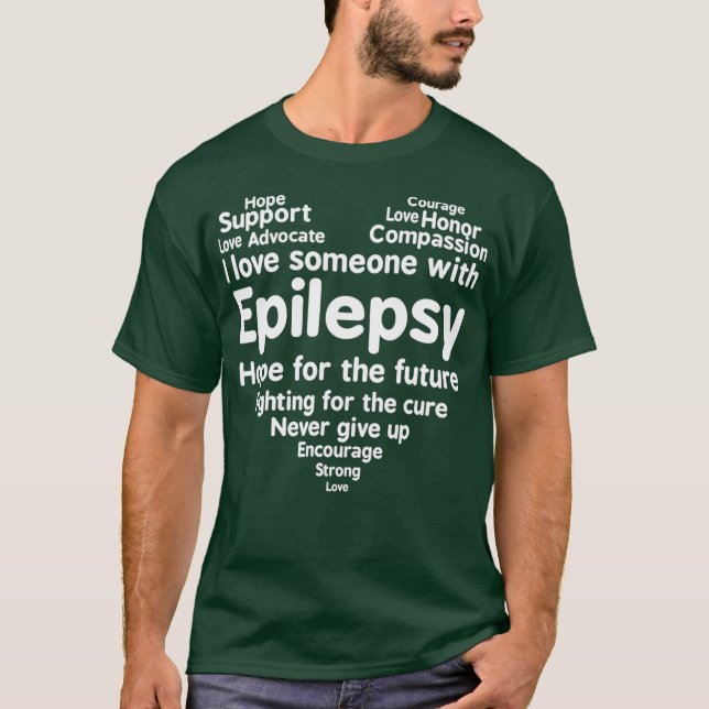 Unterstützung der Epilepsie-Sensibilisierung T-Shirt (Vorderseite)