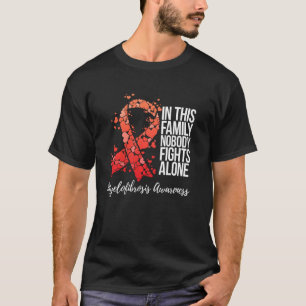 Unterstützung der Familie Myelofibrose Bewusstsein T-Shirt