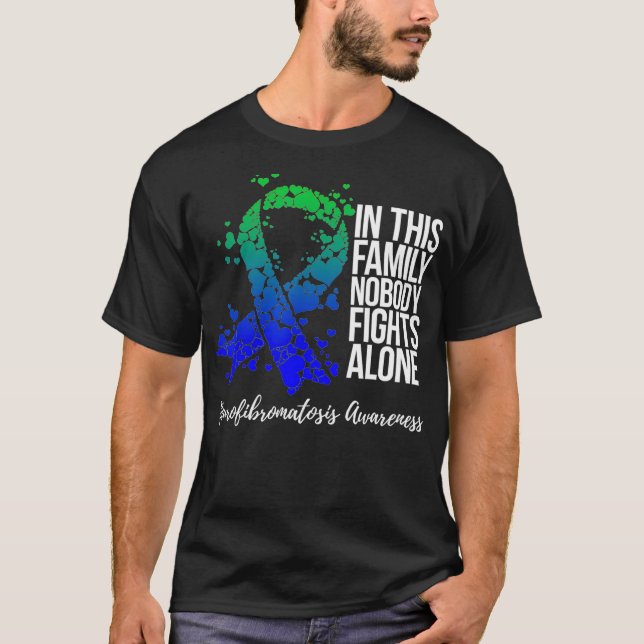 Unterstützung der Familie Neurofibromatose NF Bewu T-Shirt (Vorderseite)