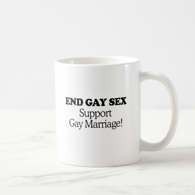 Unterstützung der Gay-Ehe Kaffeetasse (Rechts)