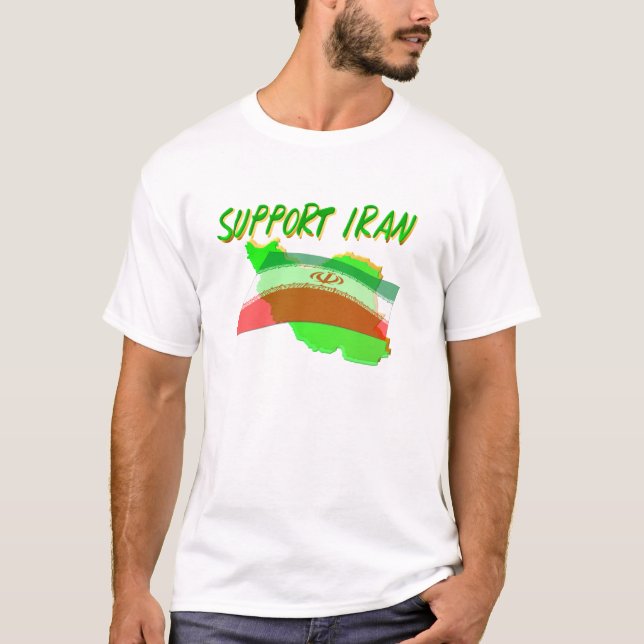 Unterstützung der Iran T-Shirt (Vorderseite)