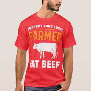Unterstützung der Landwirtschaft für Bauer in der T-Shirt