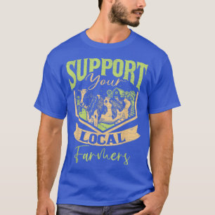 Unterstützung der Landwirtschaft in Ihrem lokalen T-Shirt