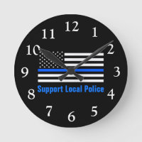 Unterstützung der lokalen Polizei Thin Blue Line