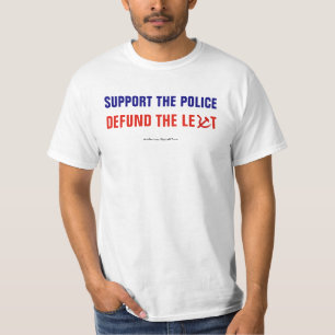 Unterstützung der Polizei für den T - Shirt