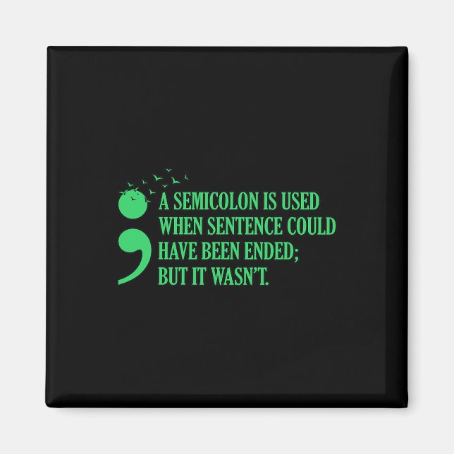 Unterstützung der psychischen Gesundheit Grafik Magnet (Vorne)