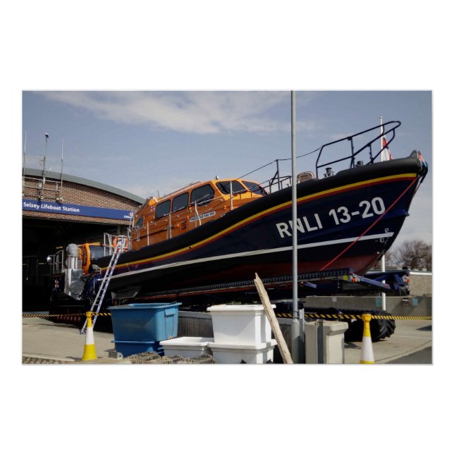 Unterstützung der RNLI Poster (Vorderseite)