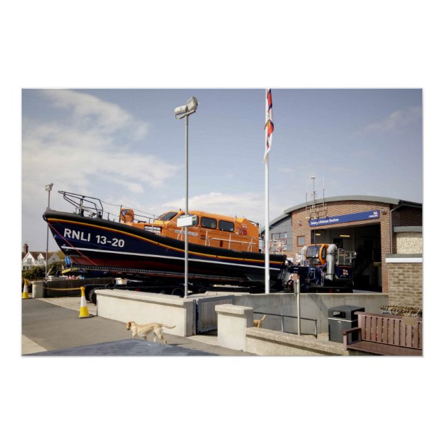 Unterstützung der RNLI Poster (Vorderseite)