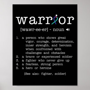 Unterstützung der Schilddrüsenkrebserkrankung Poster