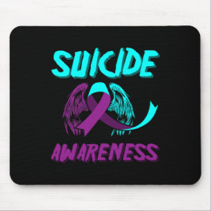 Unterstützung der Selbstmordbewusstsein Wings Suiz Mousepad