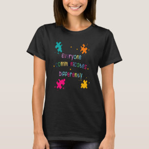 Unterstützung der Sensibilisierung für Autismus Je T-Shirt