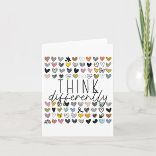 Unterstützung der Sensibilisierung für Autismus Karte