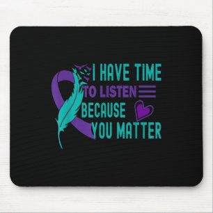 Unterstützung der Sensibilisierung für Suizidpräve Mousepad