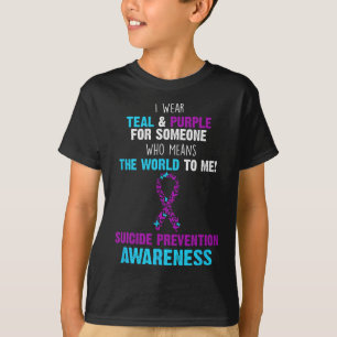 Unterstützung der Sensibilisierung für Suizidpräve T-Shirt