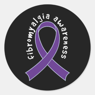 Unterstützung der Sensibilisierung Runder Aufkleber