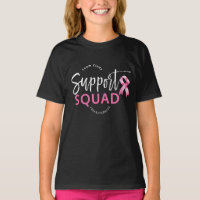 Unterstützung der Squad-Rosa Brustkrebs Schleife