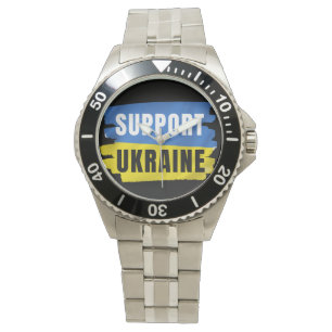 UNTERSTÜTZUNG DER UKRAINE ARMBANDUHR