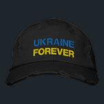Unterstützung der Ukraine bestickte Baseballkappe<br><div class="desc">Unterstützung der Ukraine bestickte Baseball Caps - Frieden - ukrainische Flaggen - Freiheit für immer - Solidarität - Starke Gemeinsamkeit - Freiheit Sieg ! Sie können auf mehr als 1000 Zazzle Produkte umsteigen ! Wir stehen mit der Ukraine!</div>
