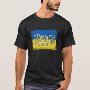 Unterstützung der Ukraine durch die ukrainische Fl T-Shirt