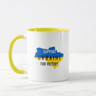 Unterstützung der Ukraine für die Siegermächtigung Tasse
