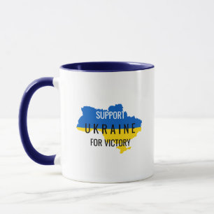 Unterstützung der Ukraine für die Siegermächtigung Tasse