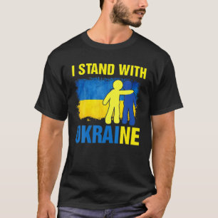 Unterstützung der Ukraine - ich stehe mit der Ukra T-Shirt