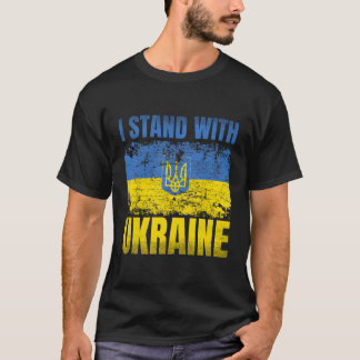Unterstützung der Ukraine - ich stehe mit der Ukra T-Shirt