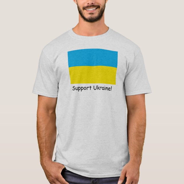Unterstützung der Ukraine! T-Shirt (Vorderseite)