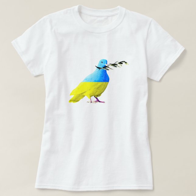 Unterstützung der Ukraine T - Shirt-Friedenstruppe T-Shirt (Design vorne)