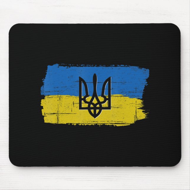 Unterstützung der ukrainischen Flaggenstaaten durc Mousepad (Vorne)