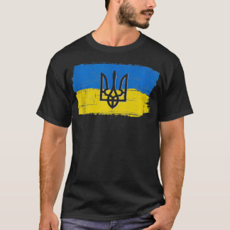 Unterstützung der ukrainischen Flaggenstaaten durc T-Shirt