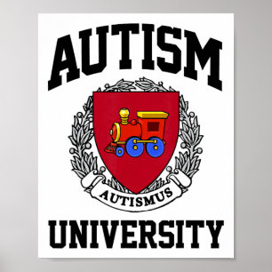 Unterstützung der Universität für Autismus Poster