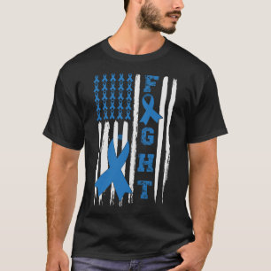 Unterstützung der USA-Flagge Typ 2 Diabetes Typ 1  T-Shirt