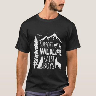 Unterstützung der Wildfauna zur Erhöhung der Junge T-Shirt