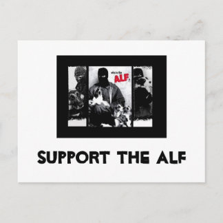 Unterstützung des ALF Postkarte
