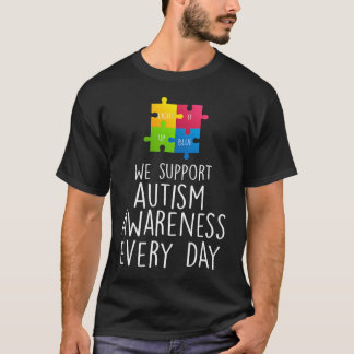 Unterstützung des Bewusstseins für Autismus T-Shirt
