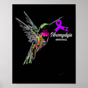 Unterstützung des Bewusstseins für Fibromyalgie Poster