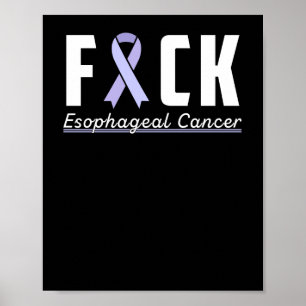 Unterstützung des Bewusstseins für Ösophaguskrebs Poster
