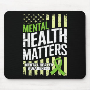 Unterstützung des Bewusstseins für psychische Gesu Mousepad