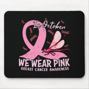 Unterstützung des Brustkrebs im Oktober tragen wir Mousepad